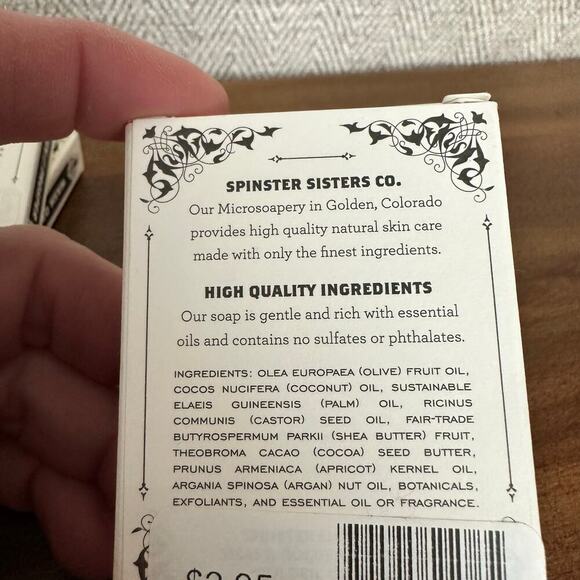 NIB 10-pk‎ Lot Spinster Sisters Co Moisturizing, Scent Variety Soap Bars  4.5 Oz - Picture 11 of 16